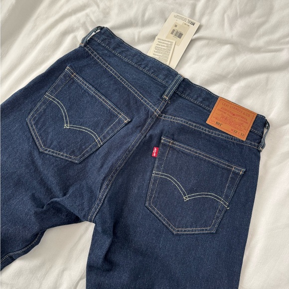 Levi's Men's Premium 501 Original Indigo Jeans - Picture 6 of 6